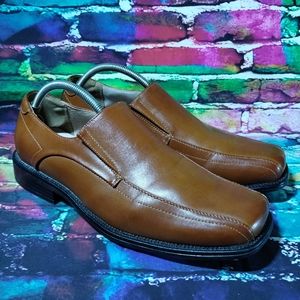 Bruno Marc Men's Cambridge Oxford Dress Shoes Brown Size US 9